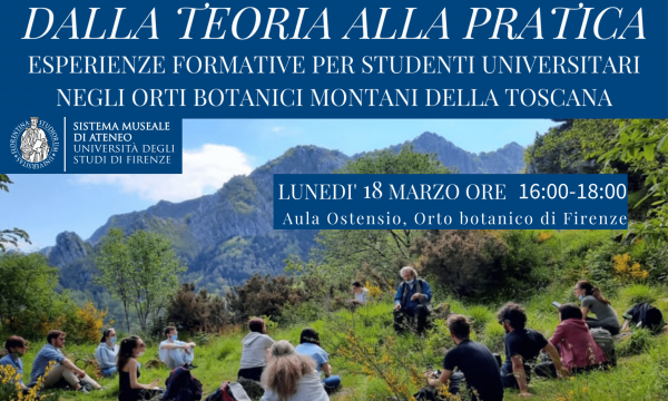 Seminario per studenti universitari per lavorare negli orti botanici montani