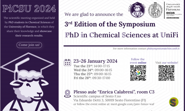 Evento PiCSU ( PhD in Chemical Science at Unifi)- III edizione