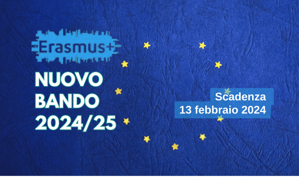 Pubblicato il Bando Erasmus Studio 2024/25 
