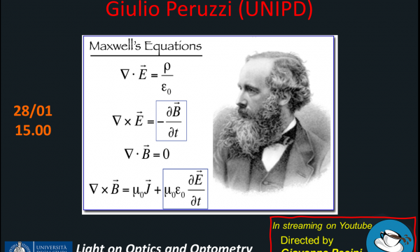 Seminario sulla storia delle Equazioni di Maxwell