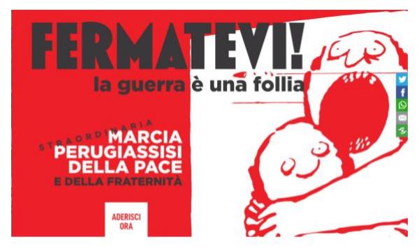 L'Ateneo partecipa il 24 Aprile alla marcia straordinaria PerugiAssisi.