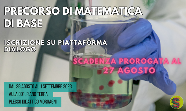 Precorso di matematica dal 28/08 al 01/09
