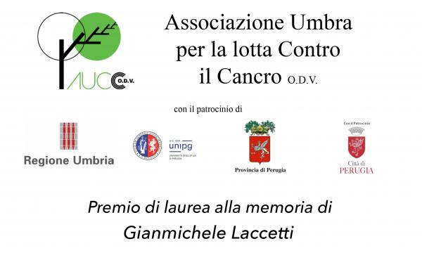  Premio di Laurea dell'associazione Umbra per la lotta Contro il Cancro.