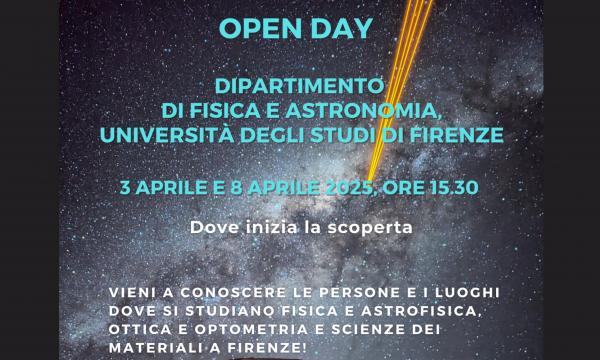 Open Day Dipartimento di Fisica e Astronomia