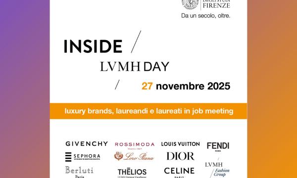 Career Day del gruppo LVMH.  Il 27 novembre, al Campus di Novoli.