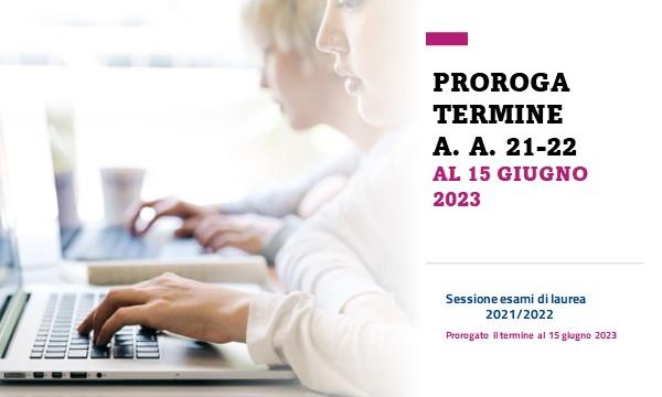 Sessione esami di laurea 2021/2022 .