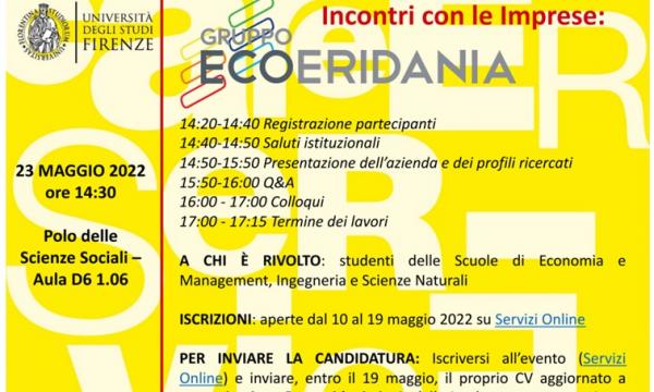 Incontri col mondo del lavoro