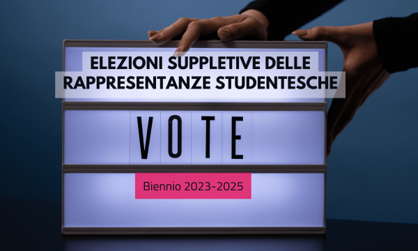 Elezioni suppletive delle rappresentanze studentesche per il biennio 2023-2025