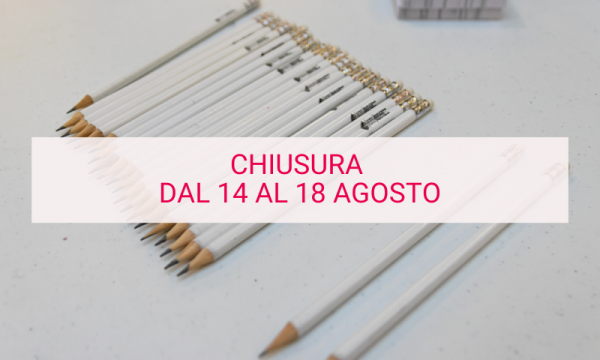 Chiusura strutture dal 14 al 18 agosto 2023