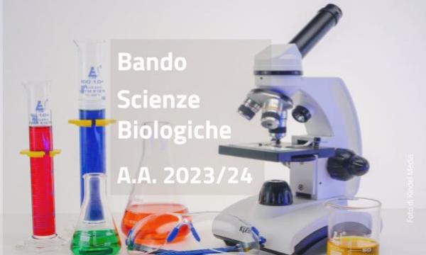 Bando di selezione al Corso di Laurea in Scienze Biologiche (L-13)  A.A. 2023/2024