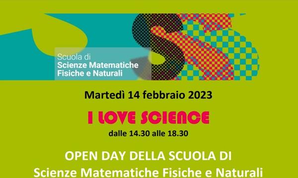 Programma dell'Open Day della Scuola di Scienze MFN