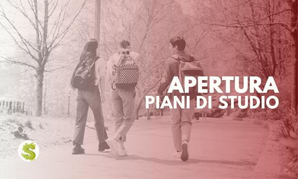 Aperta la finestra autunnale per compilare il piano di studi.