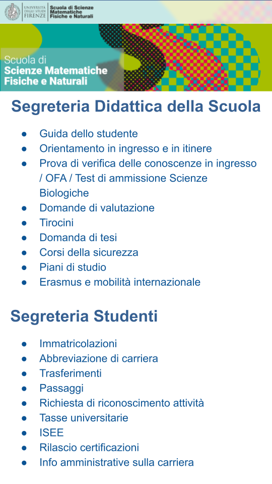 Cosa fa la Segreteria Didattica della Scuola e cosa fa Segreteria Studenti